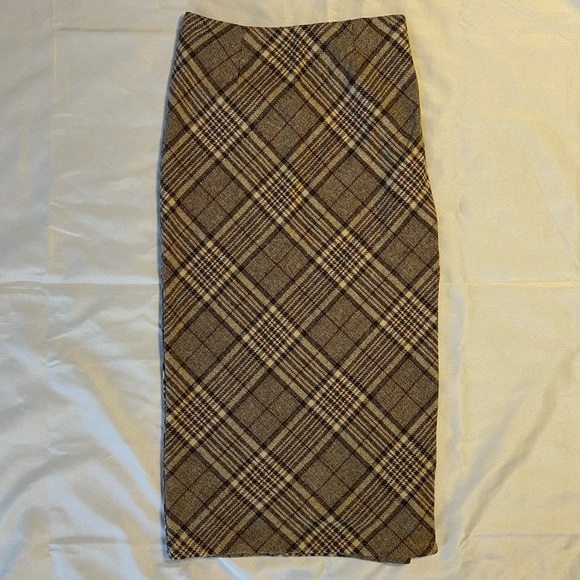 Vici Dresses & Skirts - Vicki Dolls Plaid Pencil Skirt with Slit